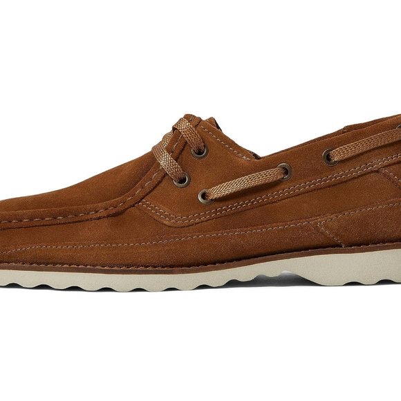 Clarks Durleigh Sail Cognac Suede